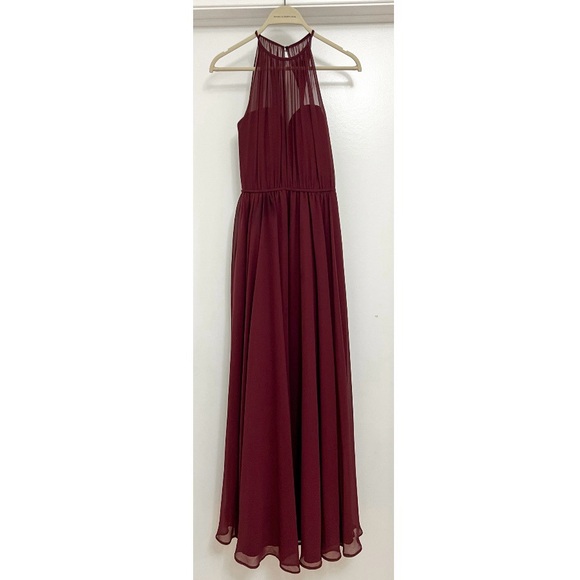 MORILEE Bordeaux Bridesmaid/Wedding Guest Dress - Picture 3 of 10